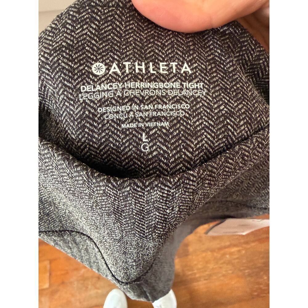 Athleta Delancey Herringbone Tight Leggings NWT Size Large - Picture 6 of 7